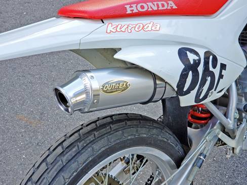 ☆ HONDA ホンダ CRF125F OUTEX フルエキマフラー ☆ CRF125F マフラー OUTEX アウテックス